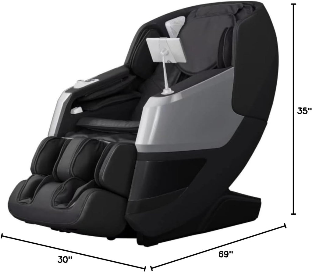 MassaMAX 2026 4D Massage Chair, Full Body Recliner with OTA Cloud Tech, Deep Yoga Stretch, 27 Auto Modes, 55" SL Track, APP & AI Voice Control, Auto Footrest, Zero Gravity, and Heating for Relaxation