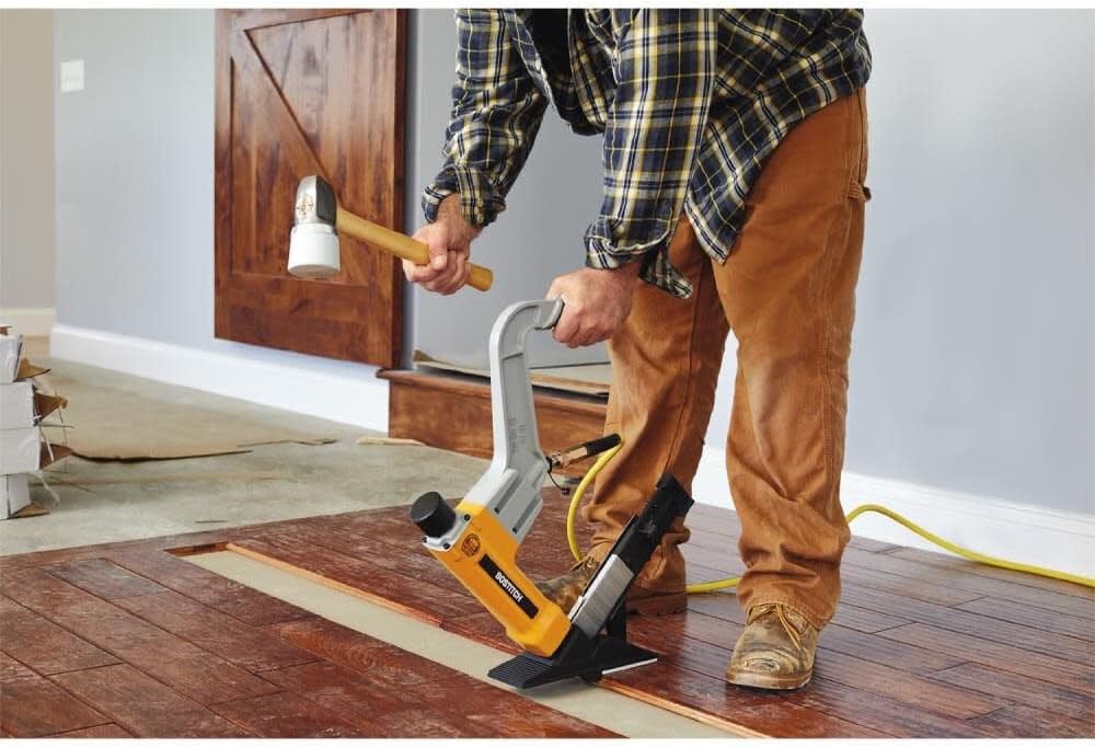 Bostitch Staples Flooring Pneumatic Nailer