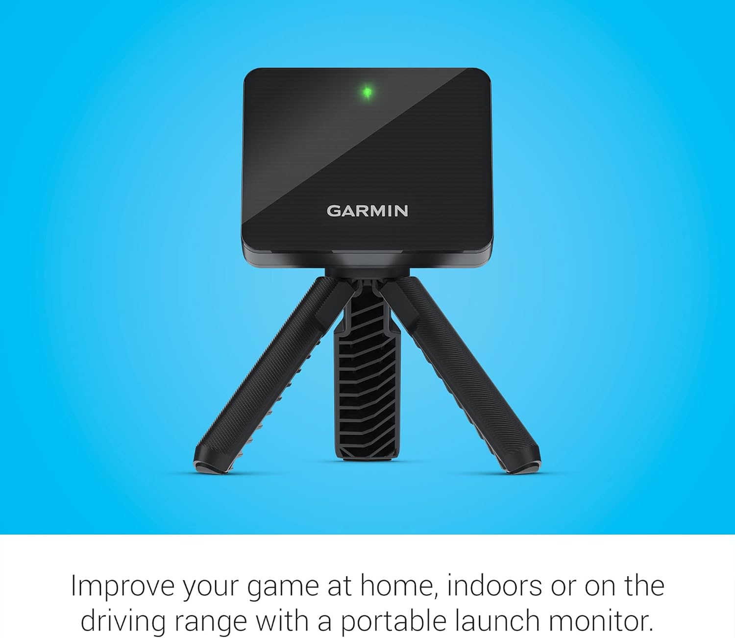 Garmin Approach R10, Portable Golf Launch Monitor, Take Your Game Home, Indoors or to The Driving Range, Up to 10 Hours Battery Life - 010-02356-00