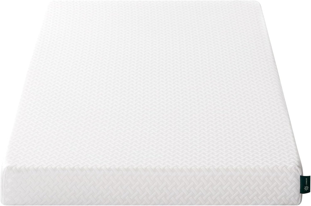 Zinus 5 Inch Twin Cooling Essential Memory Foam Mattress [NewVersion], Fiberglass Free, Medium Feel, Breathable Cooling Layers, Certified Safe Materials