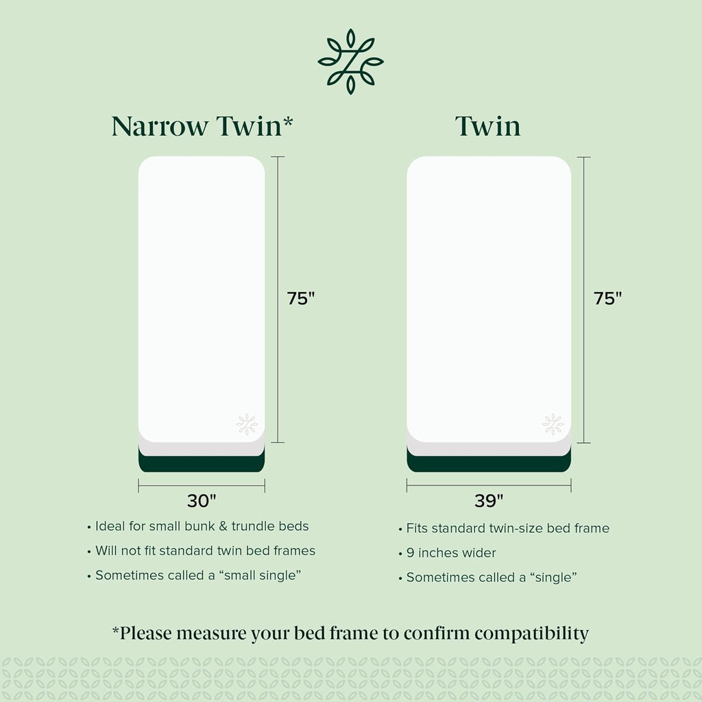 Zinus 6 Inch Foam and Spring Hybrid Mattress [New Version], Twin, Medium Firmness, Durable Support, Certified Safe Foams & Fabric, Mattress in A Box, White
