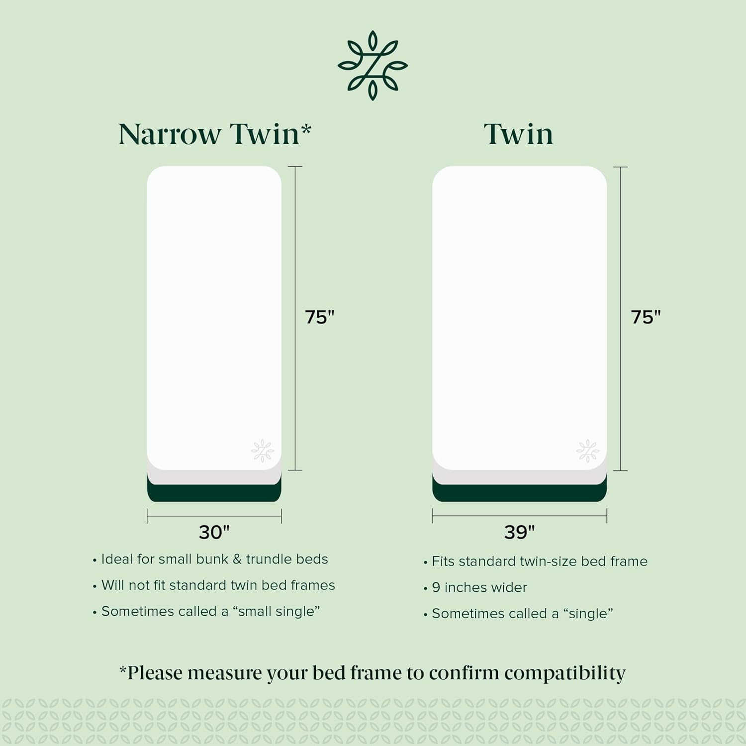 Zinus 6 Inch Foam and Spring Hybrid Mattress [New Version], Twin, Medium Firmness, Durable Support, Certified Safe Foams & Fabric, Mattress in A Box, White