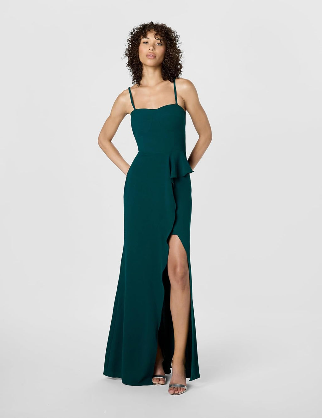 Dress The Population Women's Kai Bodycon Maxi Dress