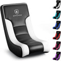 GTPLAYER Floor Rocker Gaming Chair – Adjustable Angle Limiter, Ultra Lightweight Ergonomic Floor Rocking Game Seat for Gaming and Lounging, White