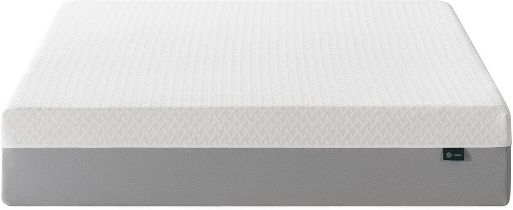 Zinus 10 Inch Green Tea Essential Memory Foam Mattress [New Version], Queen, Fiberglass Free, Medium Feel, Breathable Airflow Memory Foam, Certified Safe Foams & Fabric, Mattress in A Box