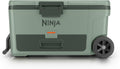 Ninja FrostVault | 65qt Wheeled Cooler with Cold Dry Zone | Integrated Fridge-Temp Dry Storage Drawer | Premium Heavy-Duty Insulated Cooler | Keeps Ice Cold for Days | Spanish Moss | FB265GN1