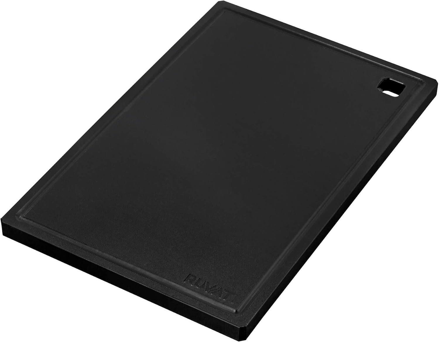 Ruvati 17 x 11 inch Black Resin Thick Cutting Board for Ruvati Workstation Sinks - RVA1217BLK