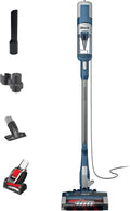 Shark Stratos | Corded Stick Vacuum Cleaner for Carpet & Hard Floors | Lightweight Hand Vacuum for Pet Hair with DuoClean PowerFins HairPro | Self-Cleaning Brushroll | 4 Accessories | Navy | HZ3002