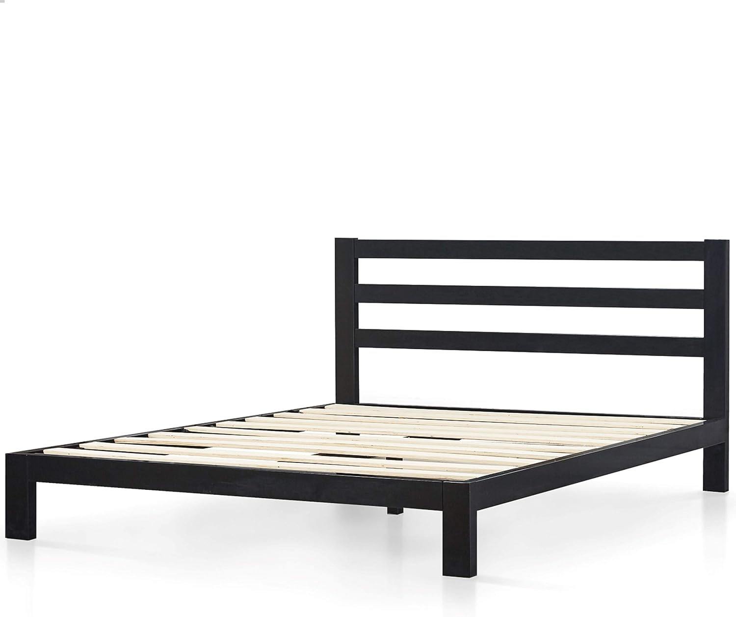 ZINUS Arnav Metal Platform Bed Frame with Headboard / Wood Slat Support / No Box Spring Needed / Easy Assembly, Queen