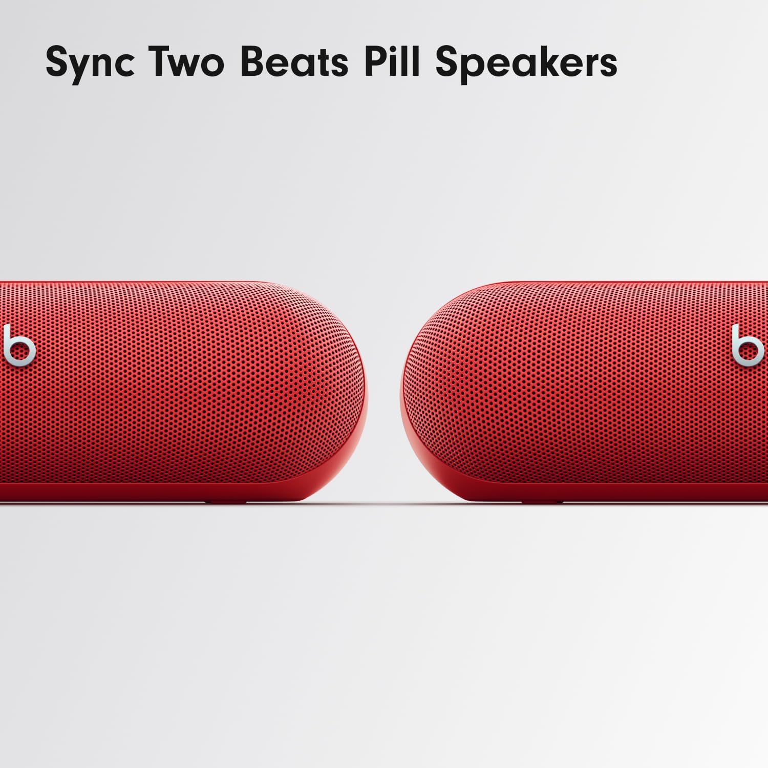 Beats Pill - Portable Bluetooth Speaker - Up to 24H Battery Life, Water Resistant, Bluetooth, Apple & Android Compatible, Seriously Loud Sound for Home, Outdoor and Travel – Statement Red