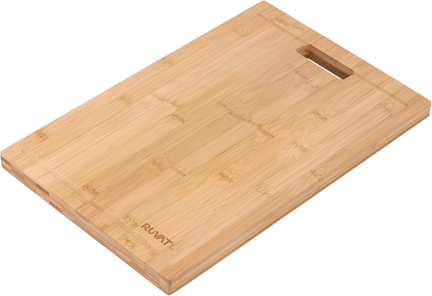 Ruvati 17.25 x 11 inch Bamboo Cutting Board for Ruvati Workstation Sinks - RVA1217BAM