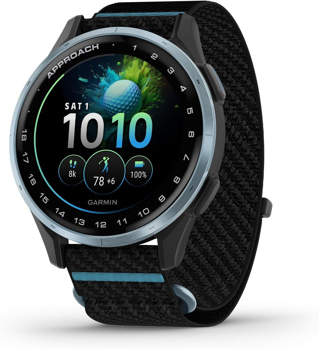 Garmin Approach® J1, Junior Golf Watch with GPS, Bright and Colorful Display, Tee-Off Guidance, Essential Features for Learning and Improving, Black