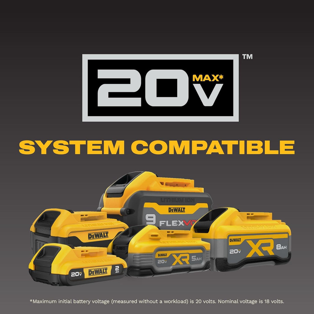 DEWALT 20V MAX XR High Capacity Concrete Chemical Sprayer Kit with Oil-Resistant 5Ah Powerstack Battery and Charger (DCCS1100GH1)