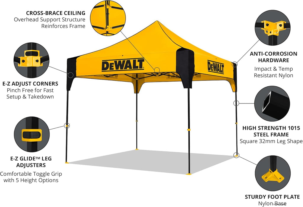 DEWALT® Work Shelter 10' x 10' Canopy