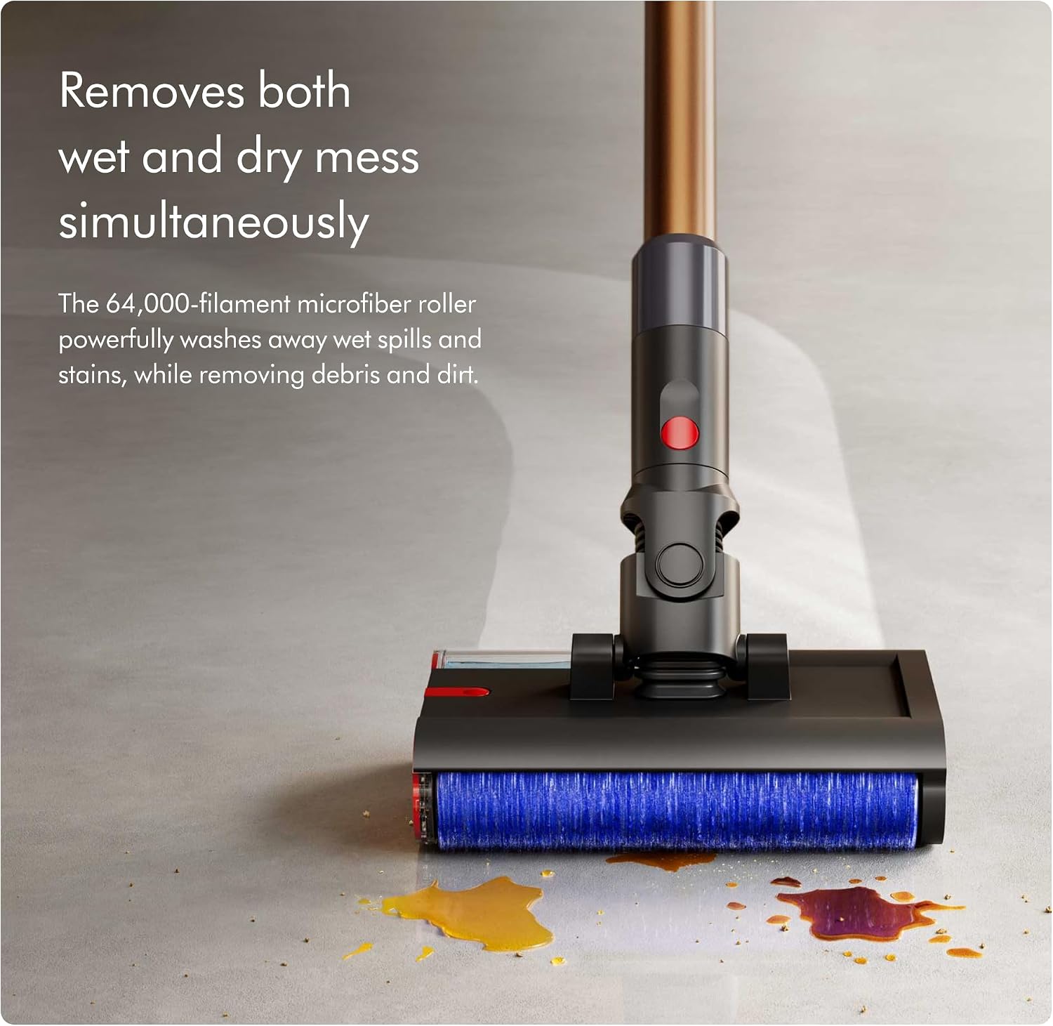 Dyson PencilWashᵀᴹ Cordless Wet Cleaner for Hard Floors - Ultra Slim and maneuverable, Cleans Wet and Dry Messes, 30 Minutes Run time