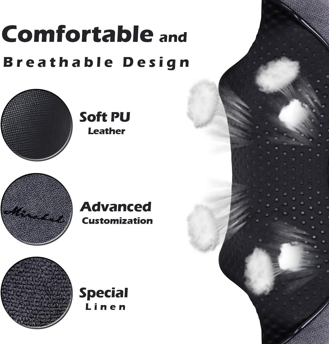 Mirakel Fathers Day Dad Gifts for Husband Men, Neck Massager for Pain Relief Deep Tissue, Electric Shiatsu Shoulder & Back Massager with Heat, Mothers Day Gifts for Mom Wife Women Her (NOT Cordless)
