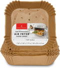 Emeril Lagasse Air Fryer Liners Disposable, Perforated Parchment Paper Air Fryer Liners for Emeril Lagasse Air Fryer Oven & French Door Air Fryer Oven – Square 7.87 Inch – 100 Count