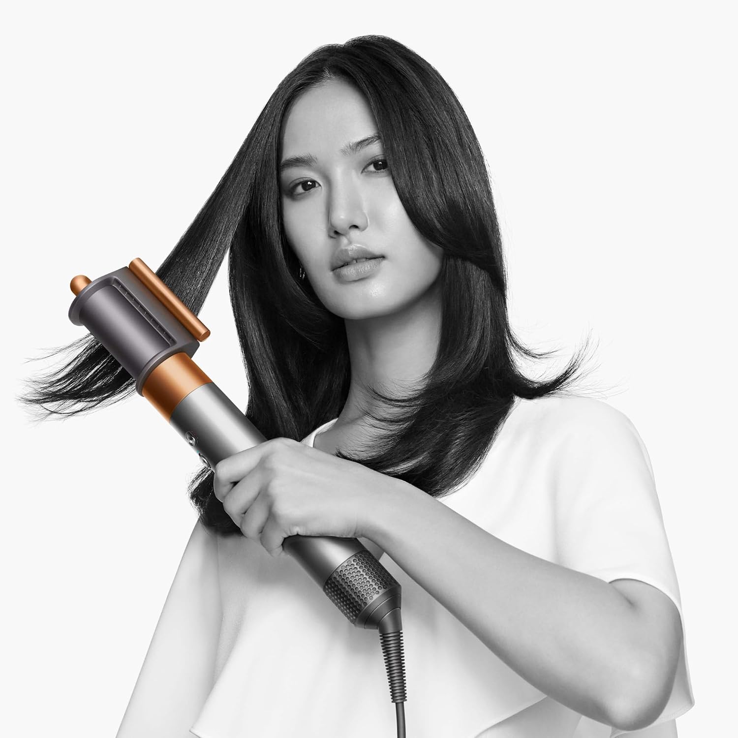 Dyson Airwrap Origin Multi-Styler, No Heat Damage, 1.2" Barrel, Round Brush, Flyaway Attachment