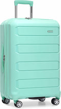 Traveler's Choice Pagosa Hardshell Expandable Luggage with Spinner Wheels, Mint, 27-Inch Medium