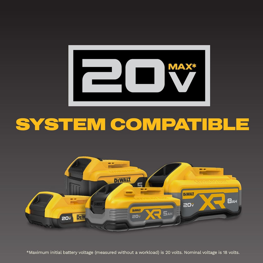 DEWALT 20V MAX Cordless Drill Driver and Circular Saw Combo Kit with 2 x 2 Ah Batteries and Charger, Contractor Bag (DCK252D2)