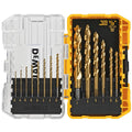 DEWALT Drill Bit Set, Titanium Nitride Coated, 14-Piece (DW1354)