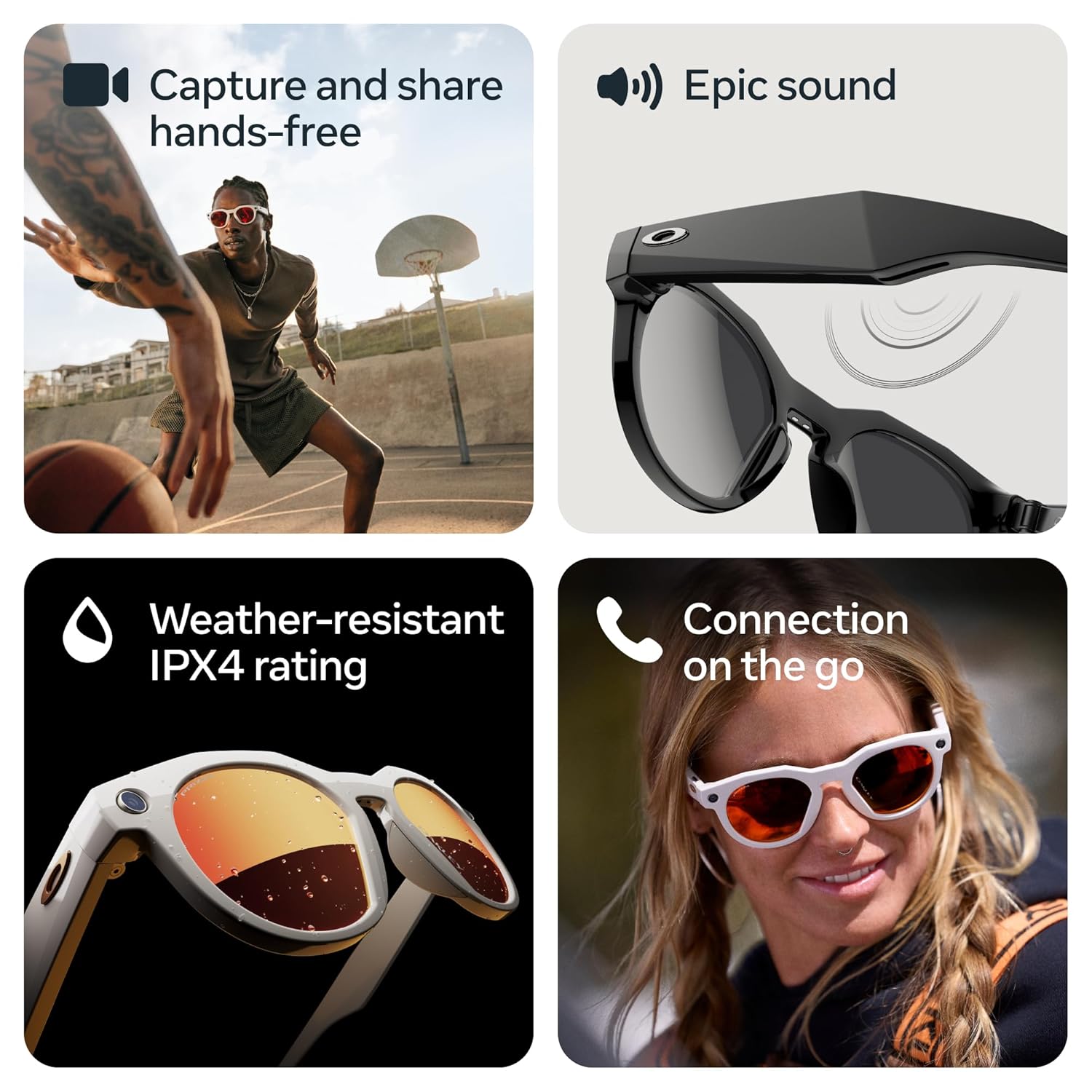 Meta Oakley HSTN, Black | Smart AI Glasses for Men, Women — Camera, Audio, Video Recording — Prizm™ Dark Golf Lenses — Sunglasses