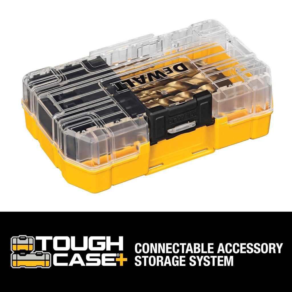 DEWALT Drill Bit Set, Titanium Nitride Coated, 14-Piece (DW1354)