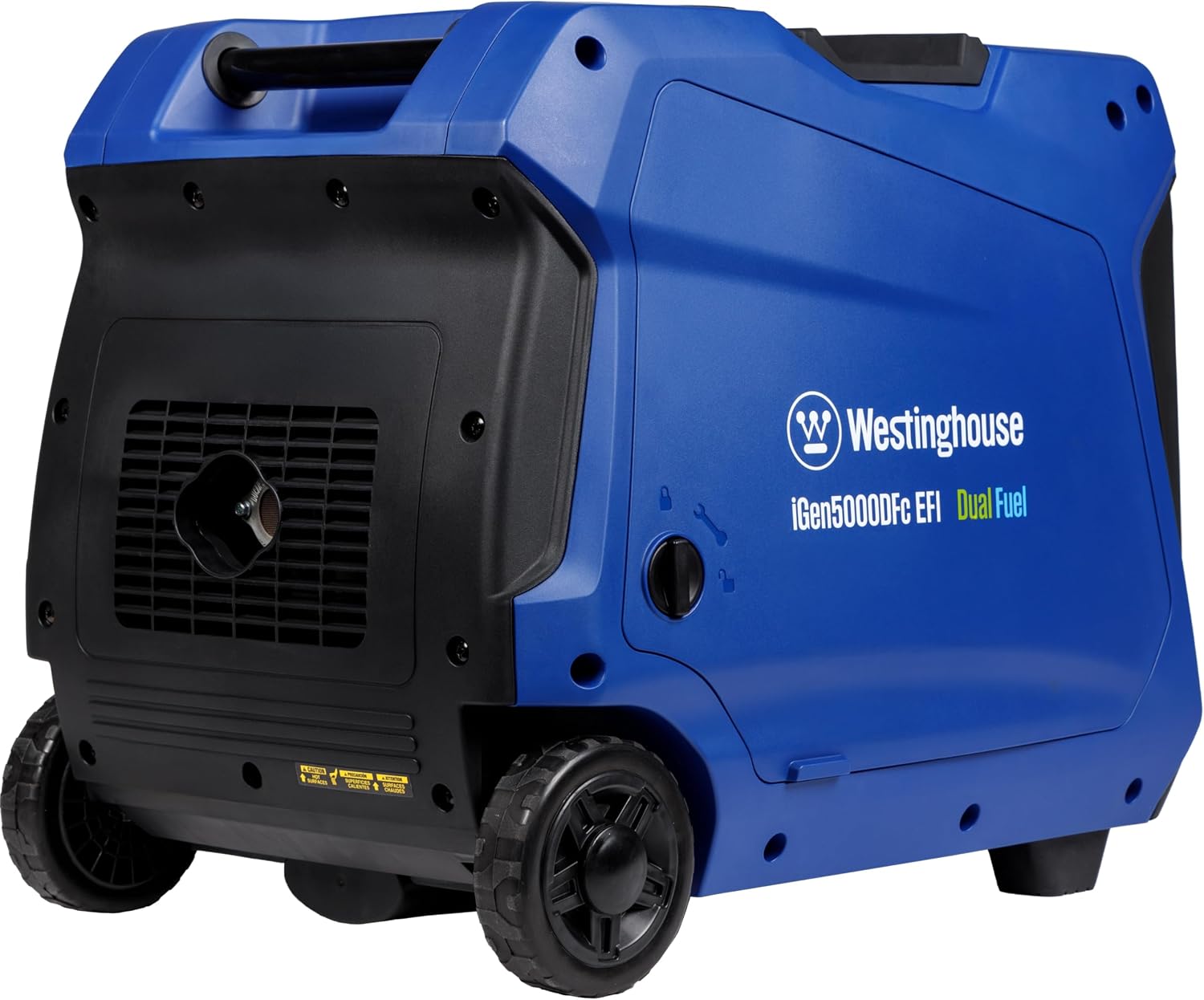Westinghouse 5000 Peak Watt Super Quiet Dual Fuel Portable Inverter EFI Generator, Remote Electric Start, Gas & Propane Powered, RV Ready, CO Sensor, Parallel Capable, CARB Compliant