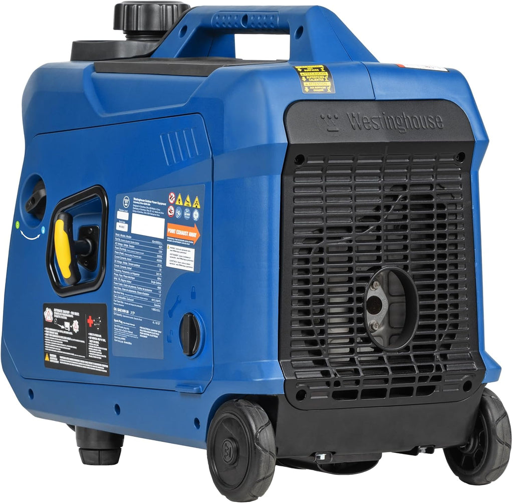 Westinghouse 4000 Peak Watt Super Quiet Dual Fuel Portable Inverter Generator, Remote Electric Start, Gas & Propane Powered, RV Ready, CO Sensor, Parallel Capable