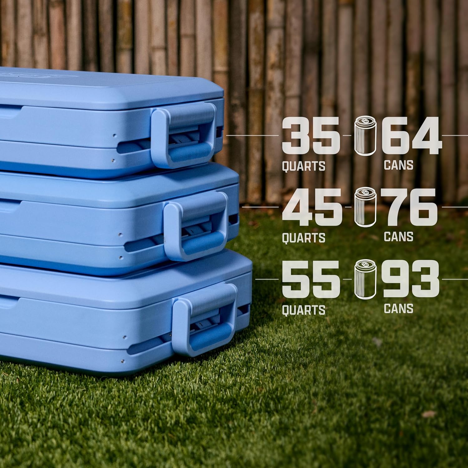 Coleman Snap 'N Go 45-Quart Collapsible Hard Cooler, Portable Hard-Sided Cooler with Waterproof Removable Liner, Space-Saving & Quick Set Up, 55 Hours Cold, Mussel Grey