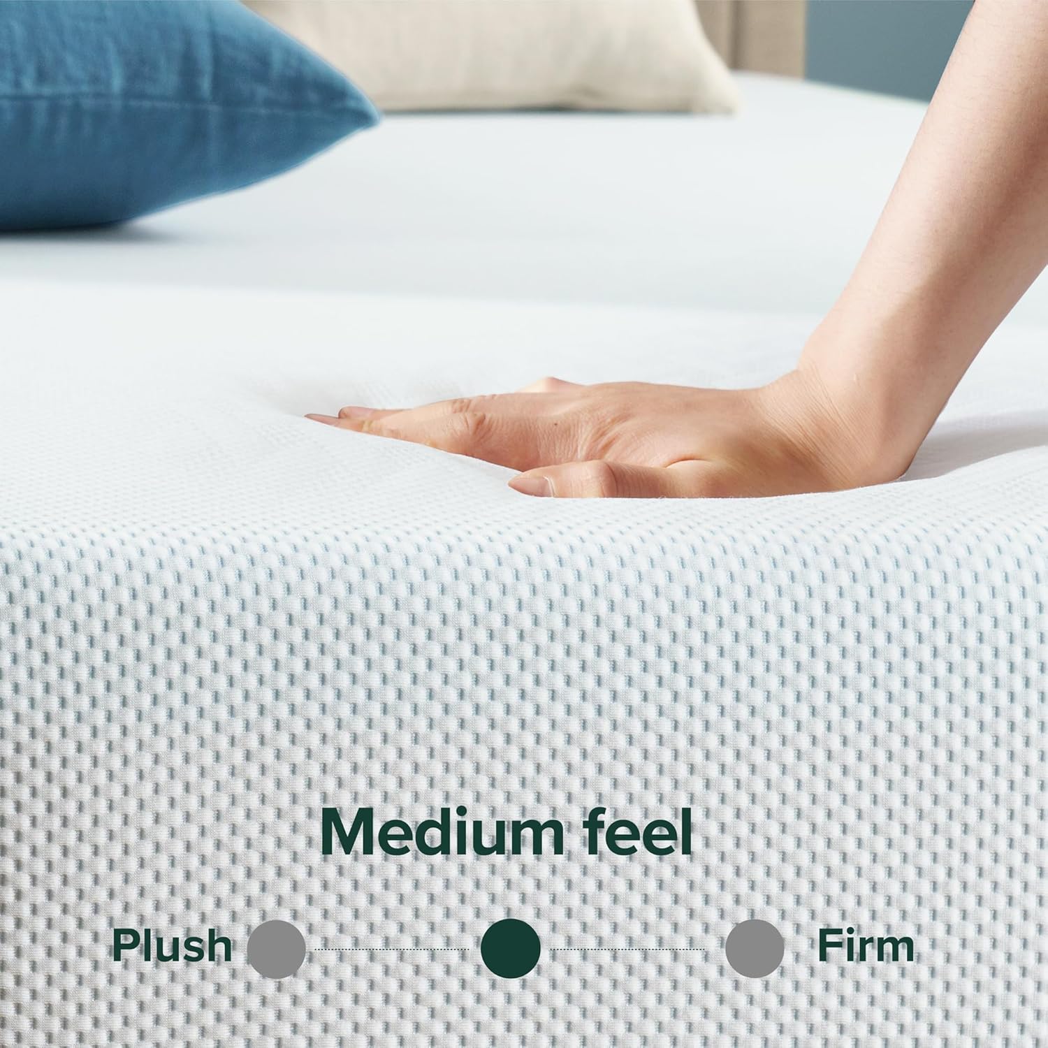 Zinus 12 Inch Green Tea Cooling Memory Foam Mattress [New Version], King, Fiberglass Free, Medium Firmness, Cooling Gel Foam, Certified Safe Foams & Fabric, Mattress in A Box