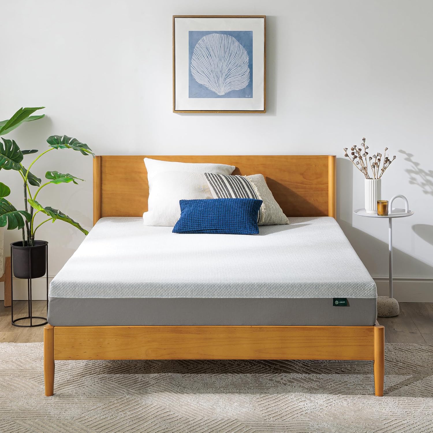 Zinus 6 Inch Ultima Memory Foam Mattress [New Version], Full, Fiberglass Free, Medium Firm Feel, Breathable Airflow Memory Foam, Certified Safe Foams & Fabric, Mattress in A Box