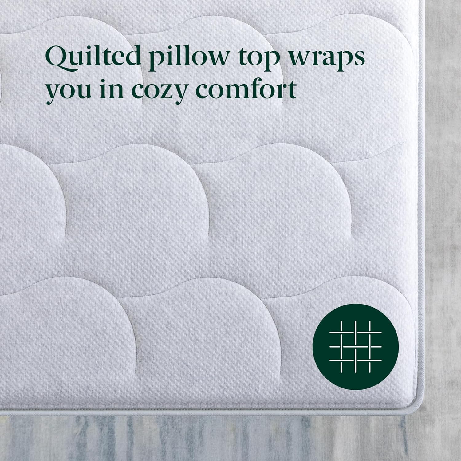 Zinus Cool Support 12 Inch Hybrid Mattress, Cooling Gel Memory Foam, Heavy Duty Individually Wrapped Coils, Soothing Pressure Relief, Medium Firm Feel, CertiPUR-US Certified, Queen