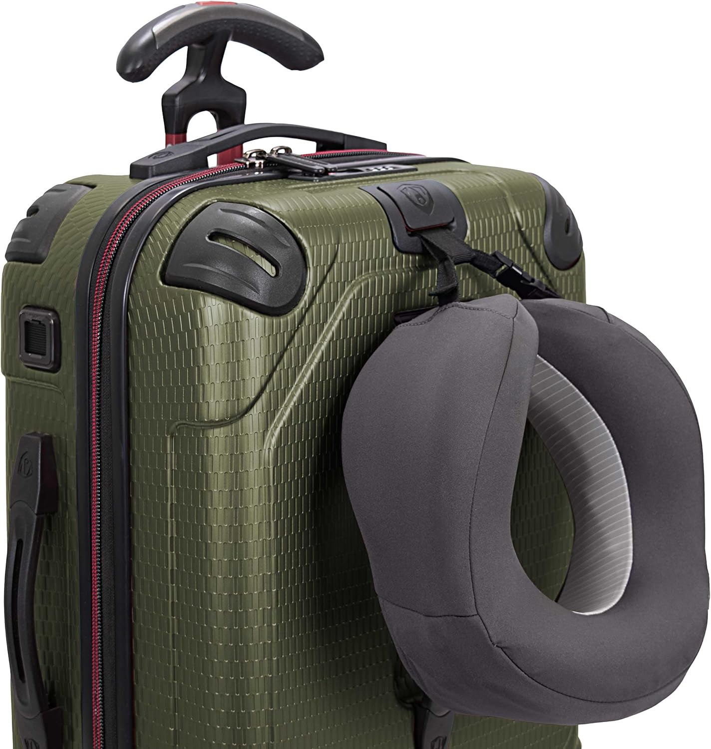 Traveler's Choice Maxporter II Polycarbonate Hardside Trunk with Spinner Wheels, Green, 22-Inch Carry-on Luggage