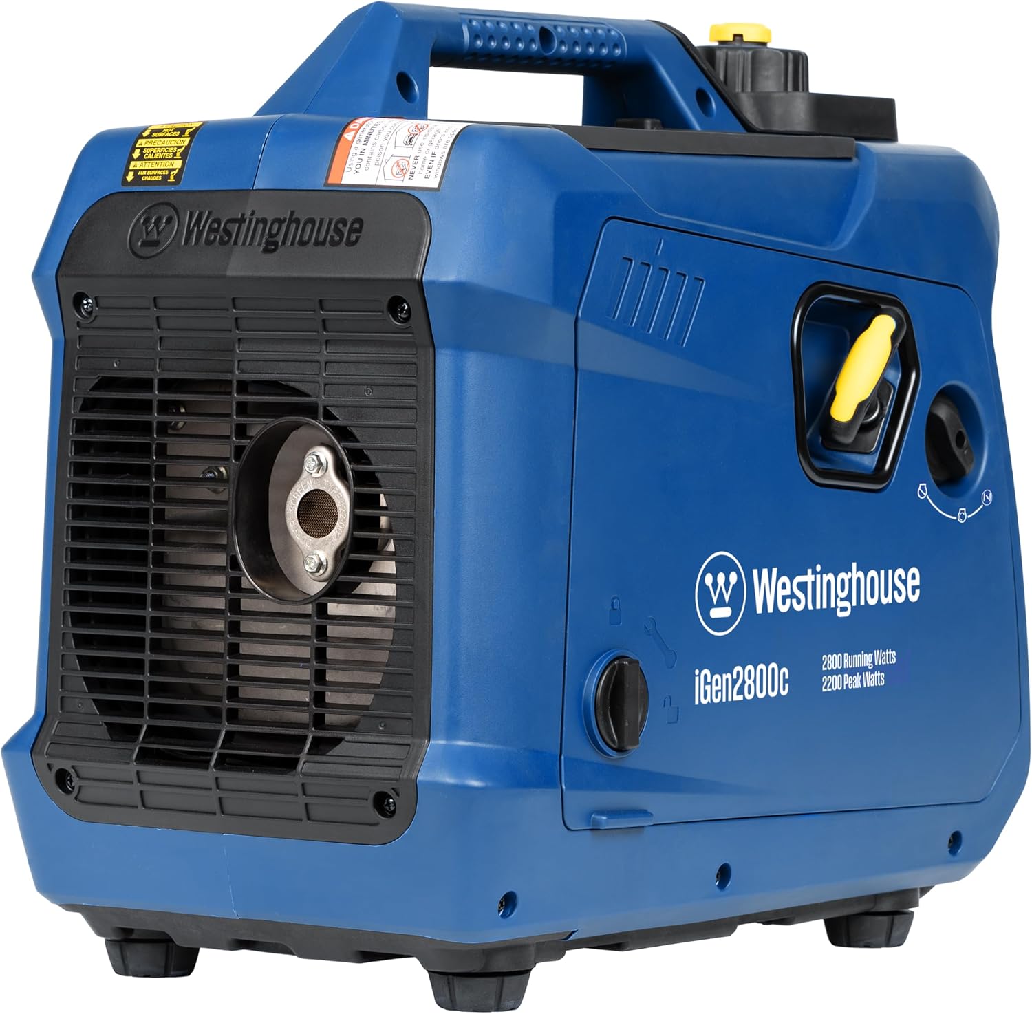 Westinghouse 2800 Peak Watt Super Quiet & Lightweight Portable Inverter Generator, Gas Powered, CO Sensor, Parallel Capable, Long Run Time