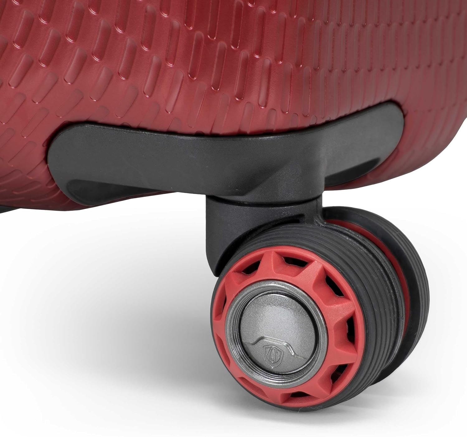 Traveler's Choice Maxporter II Polycarbonate Hardside Trunk with Spinner Wheels, Red, 22-Inch Carry-on Luggage