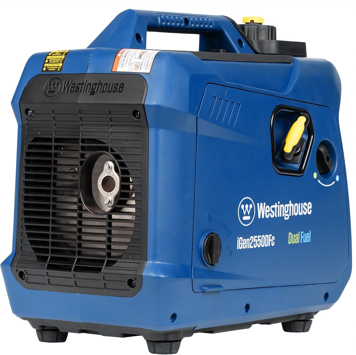 Westinghouse 2550 Peak Watt Super Quiet & Lightweight Portable Inverter Generator, RV Ready 30A Outlet, Gas and Propane Powered, CO Sensor, Parallel Capable, Long Run Time
