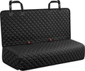 URPOWER Dog Car Seat Cover for Back Seat - Waterproof Non-Slip Car Seat Protector for Dogs Pet, Scratchproof Back Bench Seat Covers for Mid-Size Cars, Mid-Size SUVs, Black