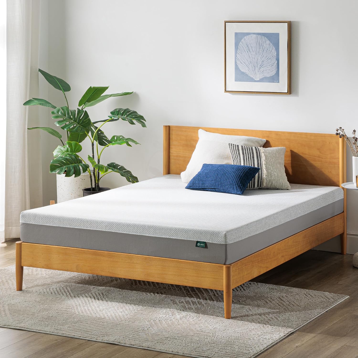 Zinus 6 Inch Ultima Memory Foam Mattress [New Version], Full, Fiberglass Free, Medium Firm Feel, Breathable Airflow Memory Foam, Certified Safe Foams & Fabric, Mattress in A Box
