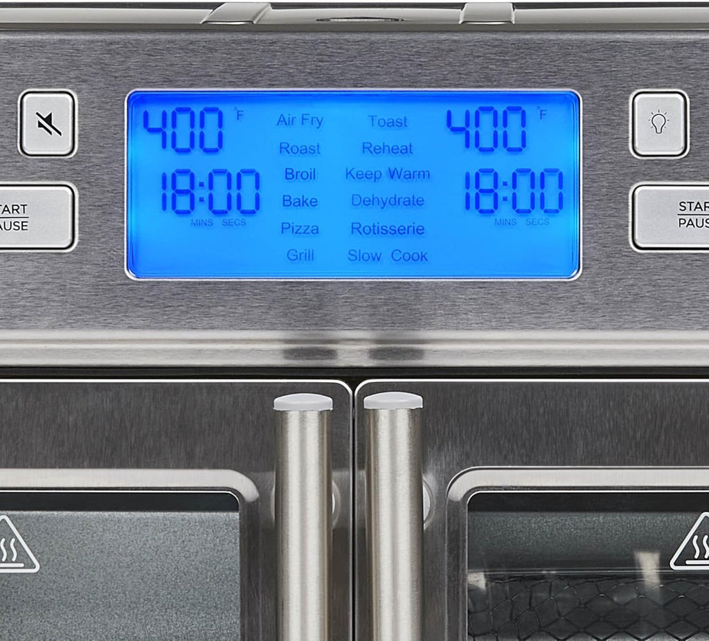 Emeril Lagasse Dual Zone 360 Air Fryer Oven Combo with French Door, 25 QT Extra Large, Cook Two Foods in Different Ways, Up to 60% Faster from Frozen to Finish