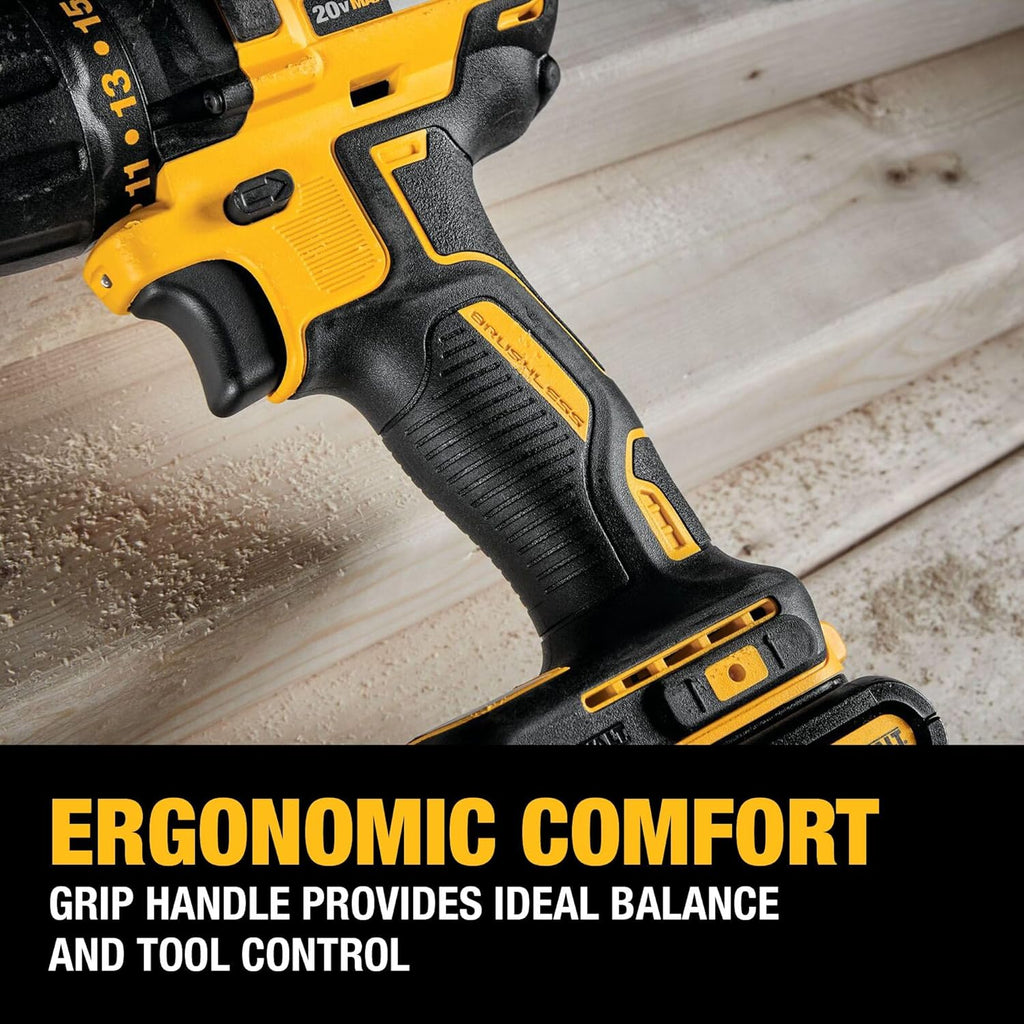 DEWALT 20V MAX Cordless Drill Driver and Circular Saw Combo Kit with 2 x 2 Ah Batteries and Charger, Contractor Bag (DCK252D2)