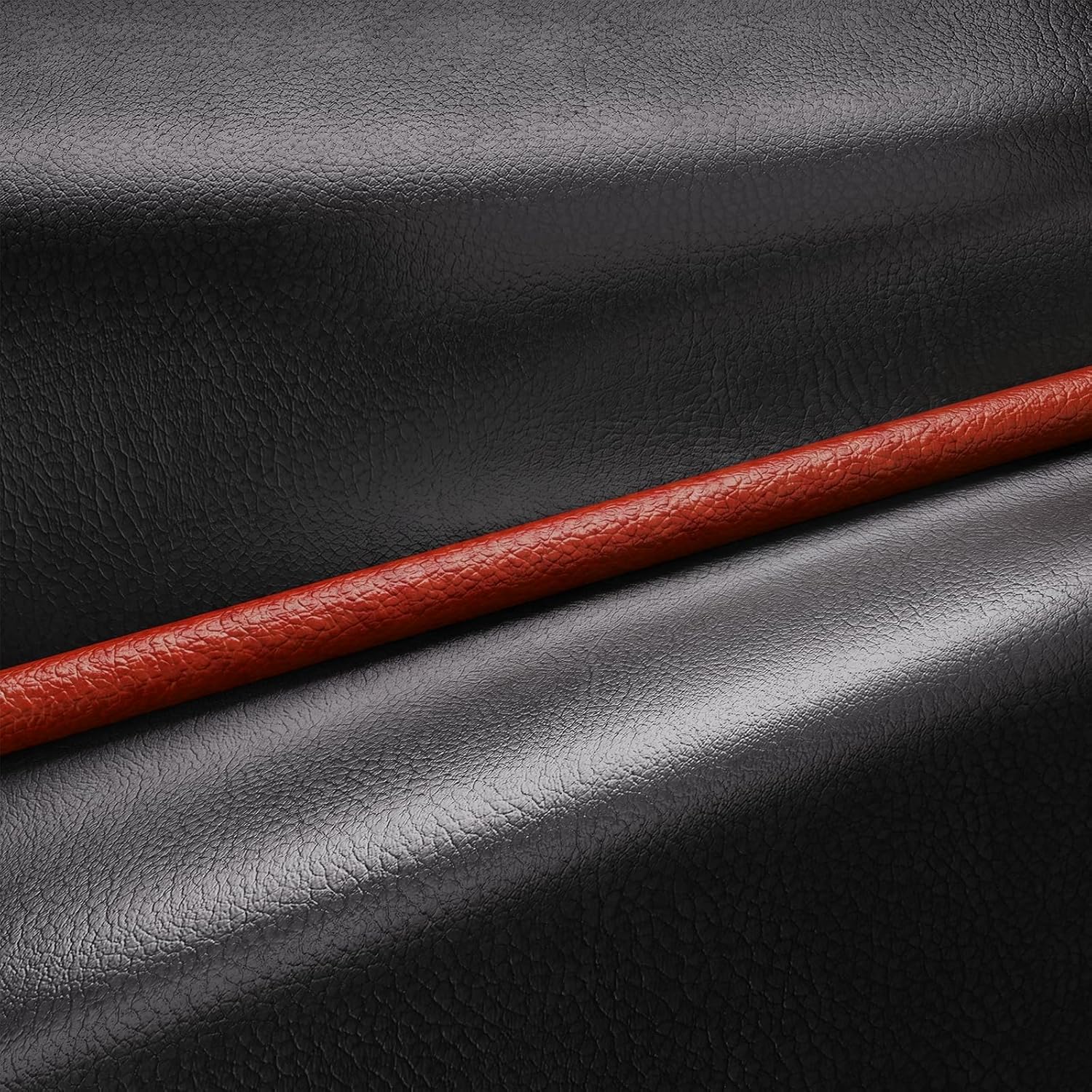 GTPLAYER Gaming Chair, Computer Office Chair with Pocket Spring Cushion, Linkage Armrests, Comfortable Leather Computer Chair, Black & Red