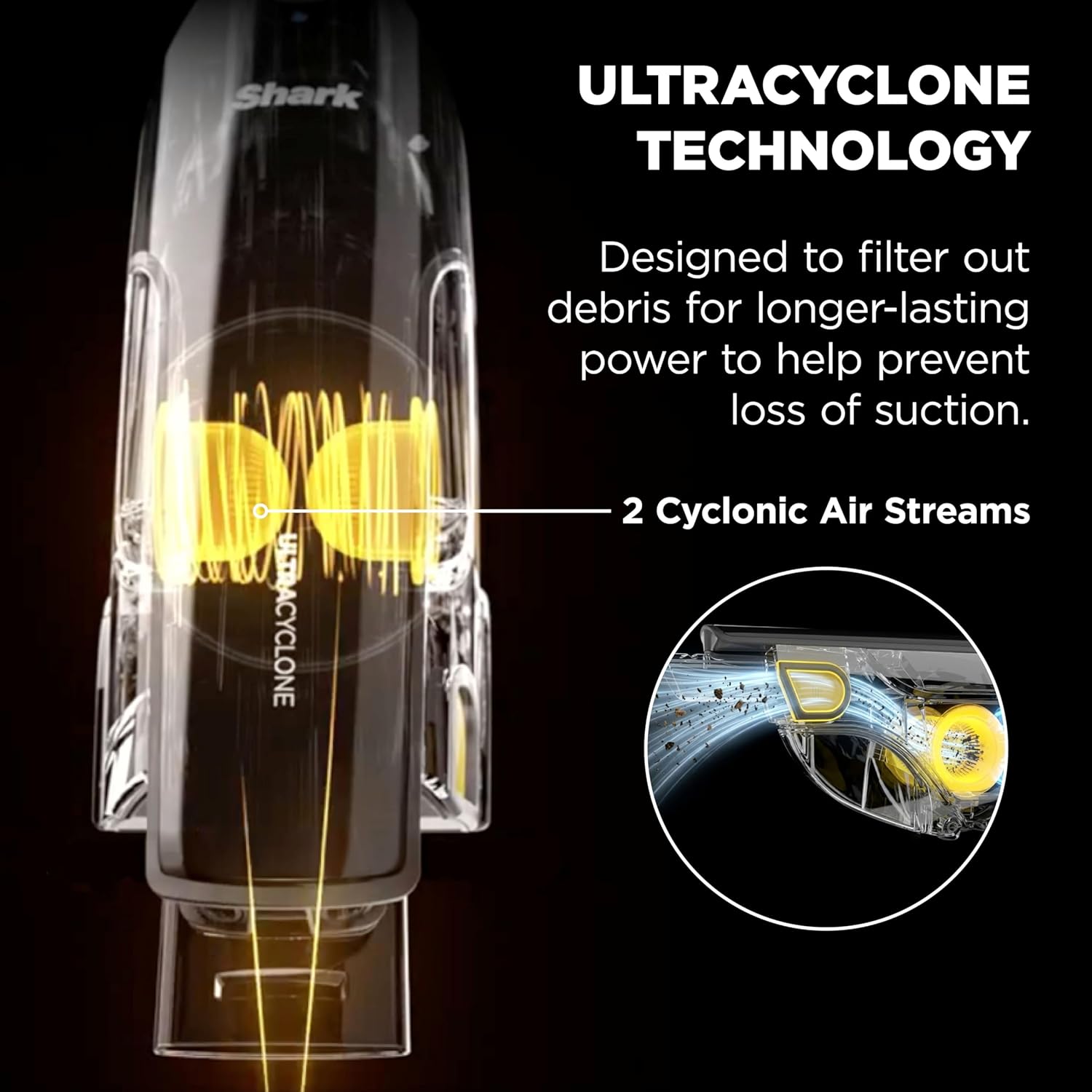 Shark UltraCyclone™ Pet Pro Plus Cordless Handheld Vacuum, Powerful Suction, Portable Vacuum for Car & Home, Pet Power Brush, Crevice Tool, Scrubbing Brush, XL Dust Cup, Brown, CH951BR1