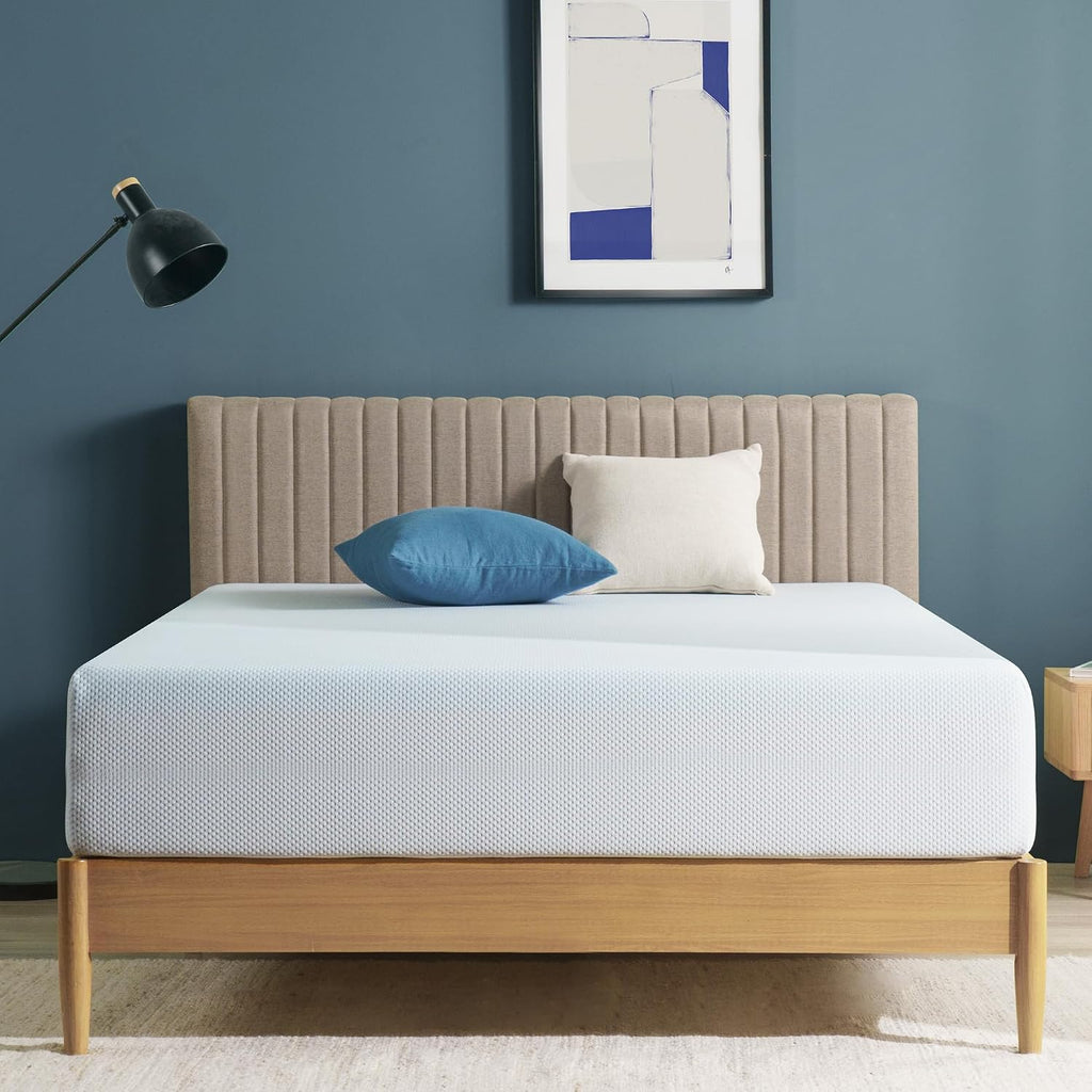 Zinus 12 Inch Green Tea Cooling Memory Foam Mattress [New Version], King, Fiberglass Free, Medium Firmness, Cooling Gel Foam, Certified Safe Foams & Fabric, Mattress in A Box