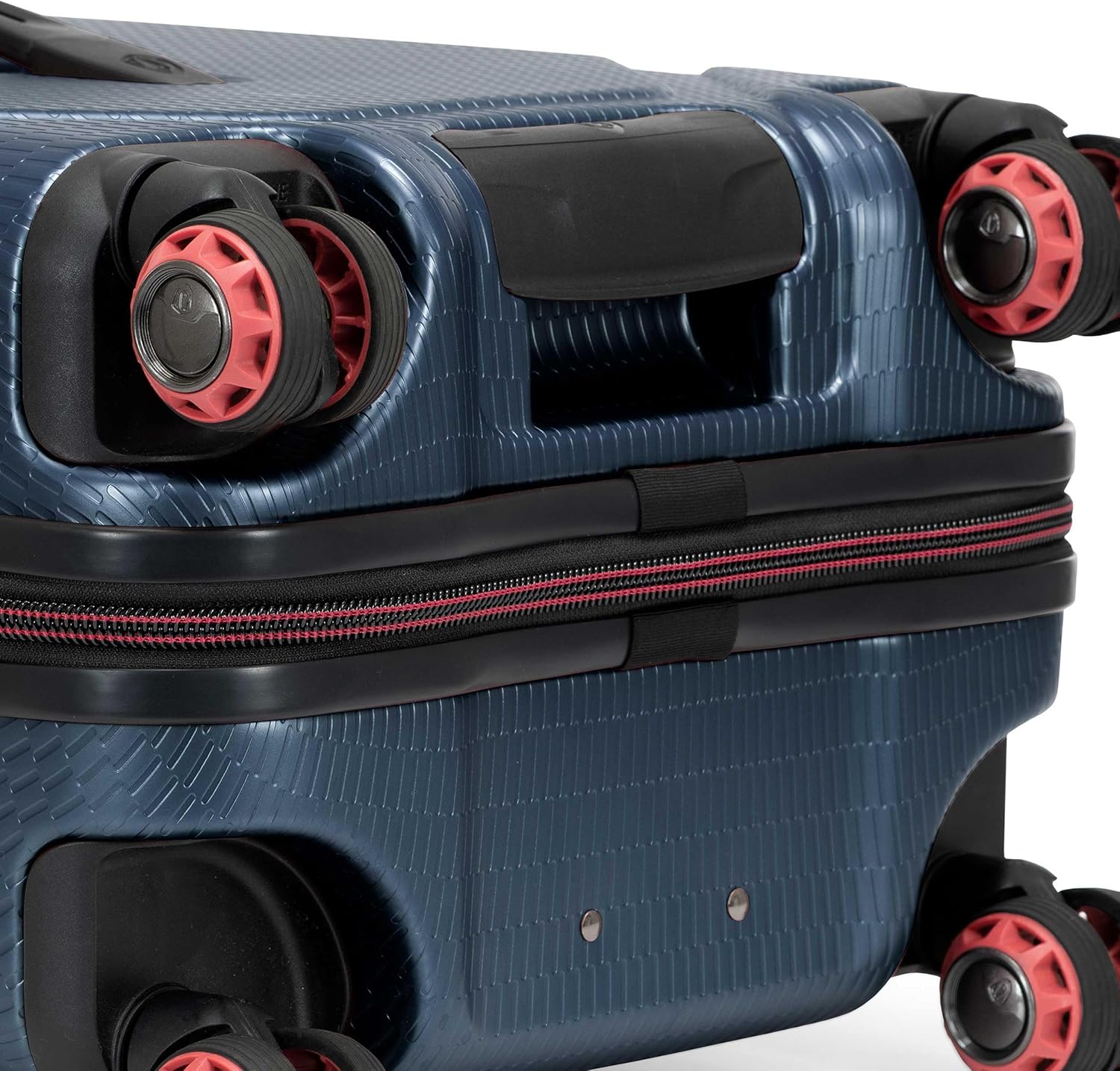 Traveler's Choice Maxporter II Polycarbonate Hardside Trunk with Spinner Wheels, Navy, 22-Inch Carry-on Luggage