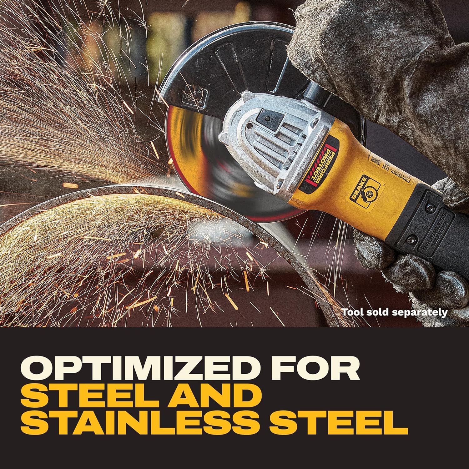 DEWALT 4-1/2 In x .045 in Aluminum Oxide Bonded Abrasive Cut Off Blade with 7/8 in Arbor, 15 Pack General Purpose Cutting Wheels (DWA8051B15)