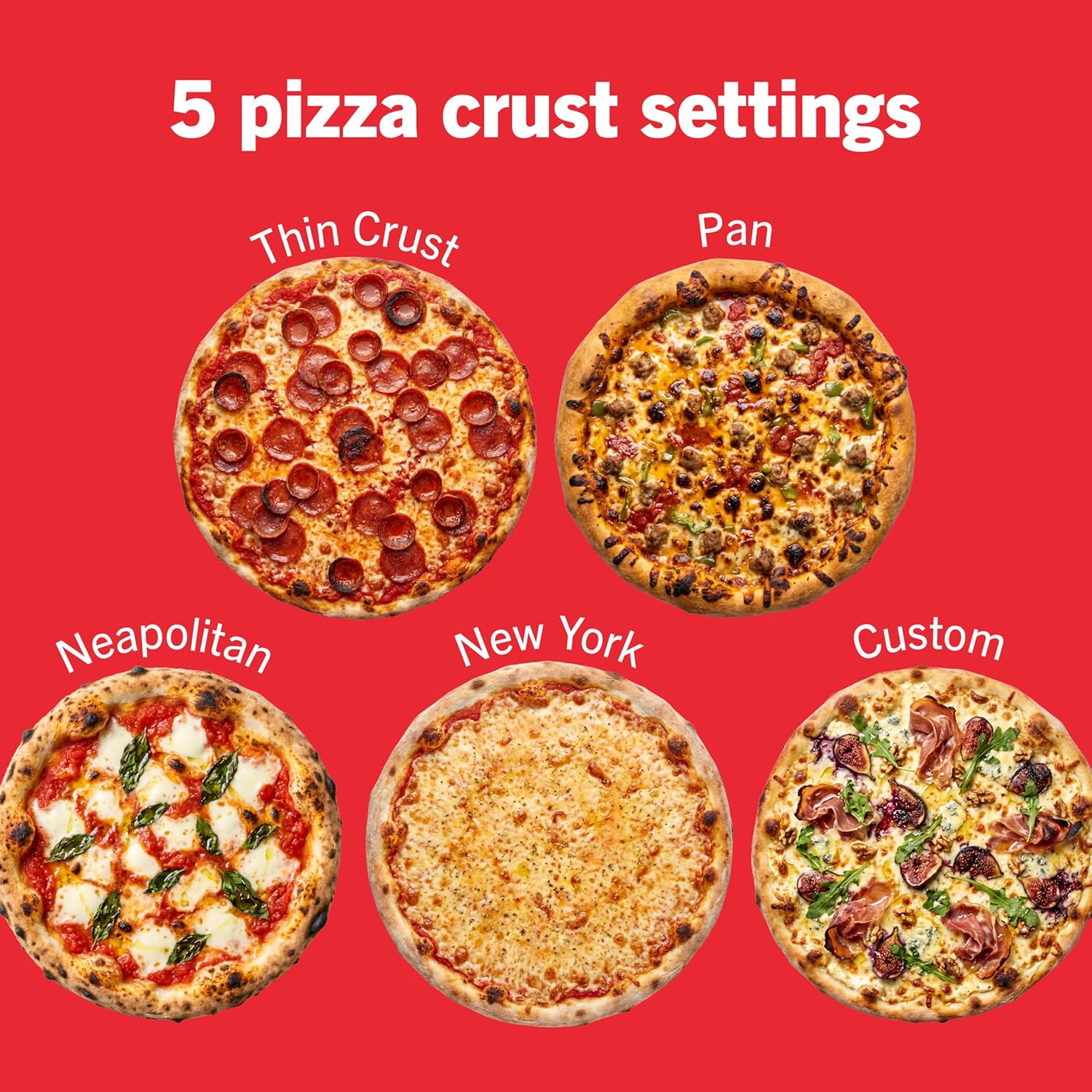 Ninja Artisan Electric Outdoor Pizza Oven with Stone | 12-inch Pizza in 3-minutes | 700F Max Temp | 5-in-1 Functionality – Pizza, Bake, Broil, Proof & Warm | Makes Full Meals | Gray | MO201