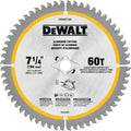 DEWALT 7-1/4In 60T Aluminum Saw Blade (DWAM71460)